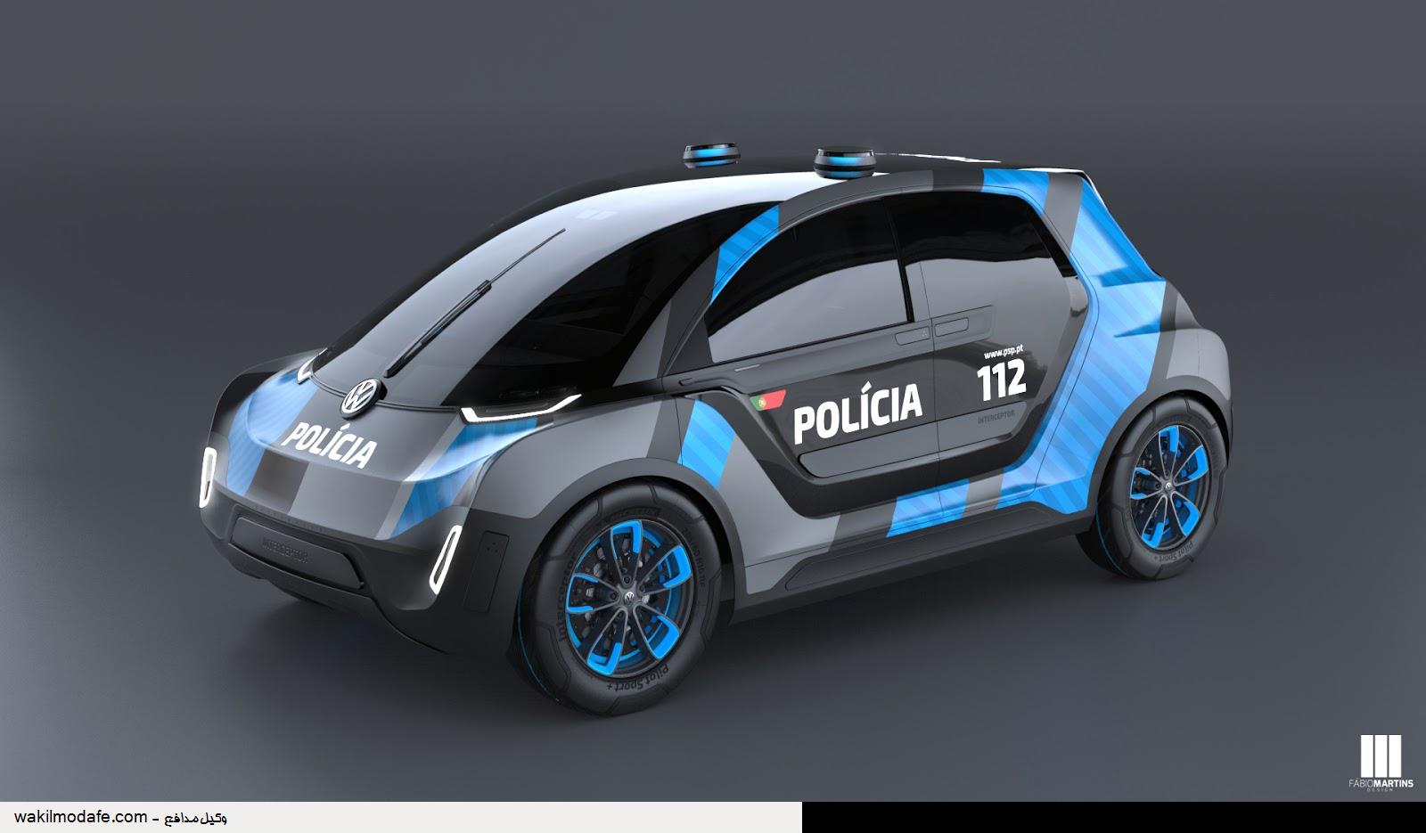ماشین پلیس مخصوص فولکس‌واگن برای گشت شهری